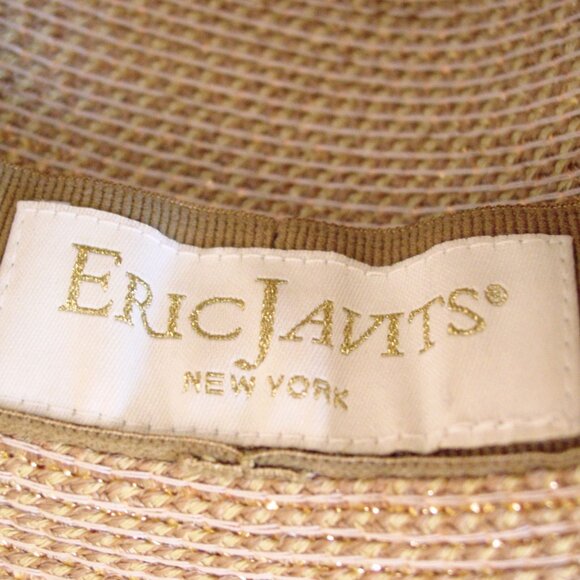 ERIC JAVITS Vintage Wide Brim Floppy Squishee Packable Sun Hat - Picture 7 of 8